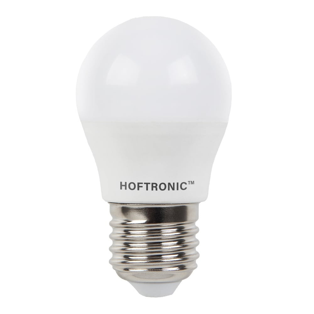 HOFTRONIC™ E27 LED Lamp - 4,8 Watt 470 lumen - 6500K daglicht wit licht - Grote fitting - Vervangt 40 Watt - G45 vorm