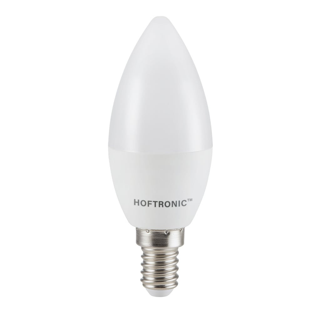 HOFTRONIC™ E14 LED Lamp - 4,8 Watt 470 lumen - 2700K Warm wit licht - Kleine fitting - Vervangt 40 Watt - C37 kaarslamp