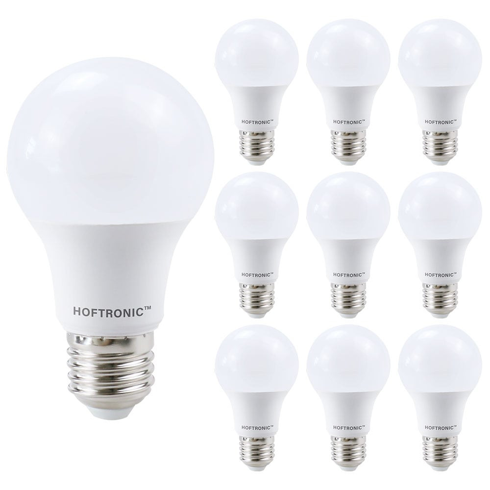 HOFTRONIC™ 10x E27 LED Lamp - 8,5 Watt 806 lumen - 4000K Neutraal wit licht - Grote fitting - Vervangt 60 Watt