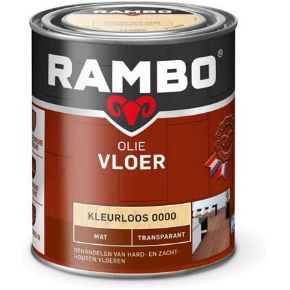 Rambo Vloer Olie Transparant Mat - Blank