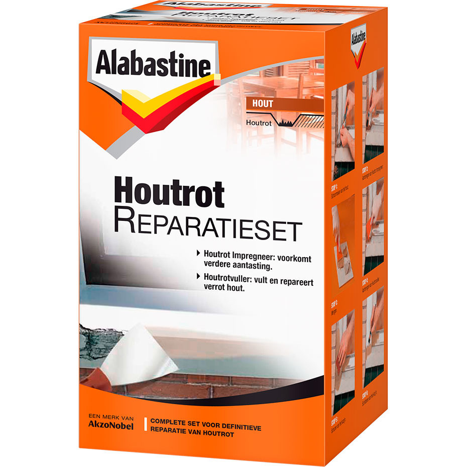 Alabastine Houtrot Reparatieset - 500 gram