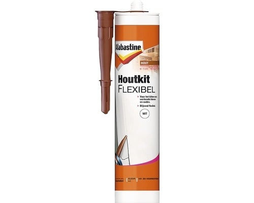 Alabastine Houtkit Flexibel - 300 ml Wit