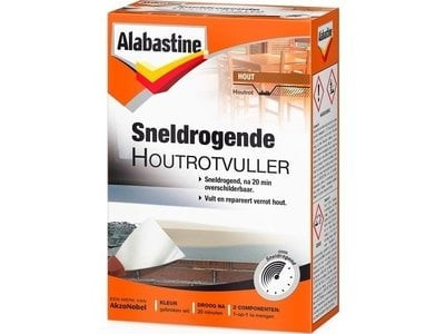 Alabastine Sneldrogende Houtrotvuller (2K) - 465 gram