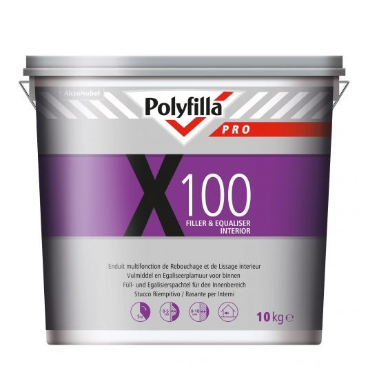 Polyfilla Pro X100 Vul- en Egaliseermiddel