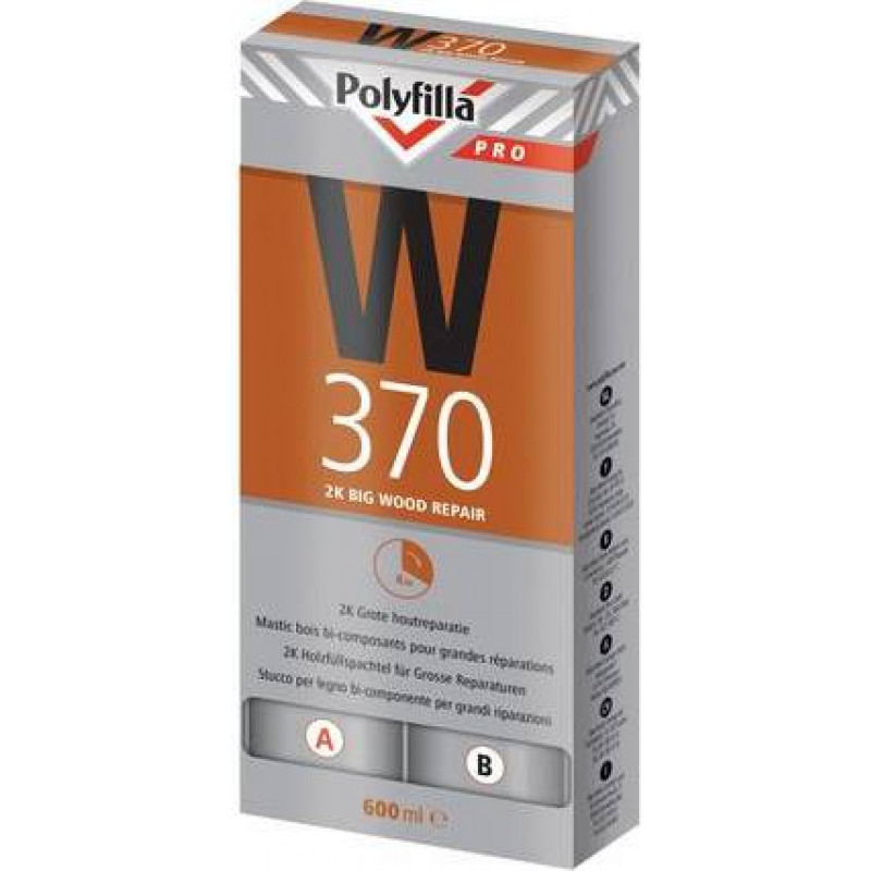 Polyfilla Pro W360 2K Houtreparatiepasta - 250 ml