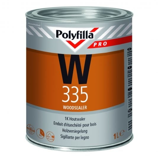 Polyfilla Pro W335 1K Houtsealer - 1 liter