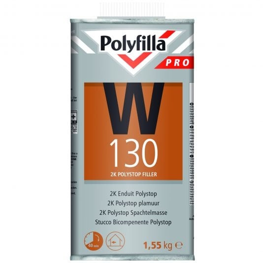 Polyfilla Pro W130 2K Polystop Plamuur - 1,55 kg