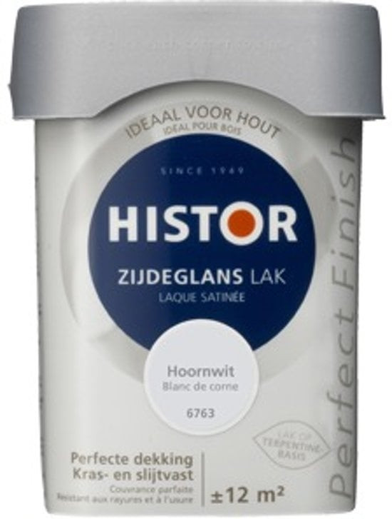 Histor Perfect Finish Zijdeglans Lak - 750 ml Hoornwit