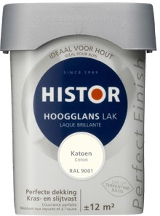 Histor Perfect Finish Hoogglans Lak - RAL 9001