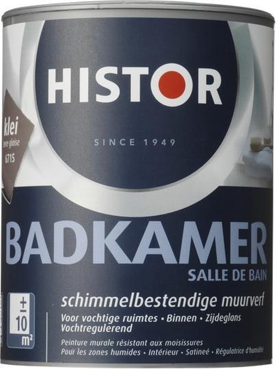 Histor Badkamer Muurverf - 1 liter - Klei
