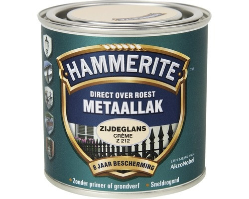 Hammerite Metaallak Direct over Roest Zijdeglans - Z212 Creme