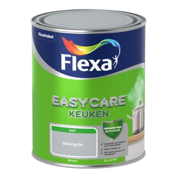 Flexa Easycare Muurverf Keuken Mat - Betongrijs - 1 liter