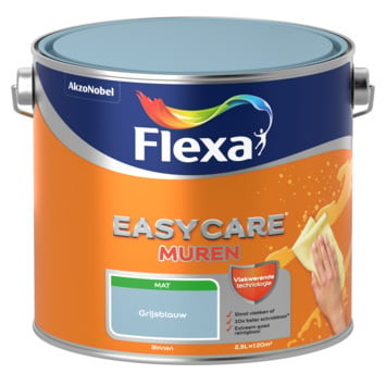 Flexa Easycare Muurverf Mat - Grijsblauw - 2,5 liter