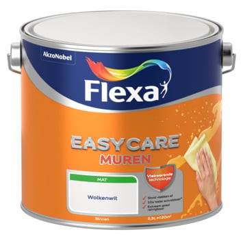 Flexa Easycare Muurverf Mat - Wolkenwit - 2,5 liter