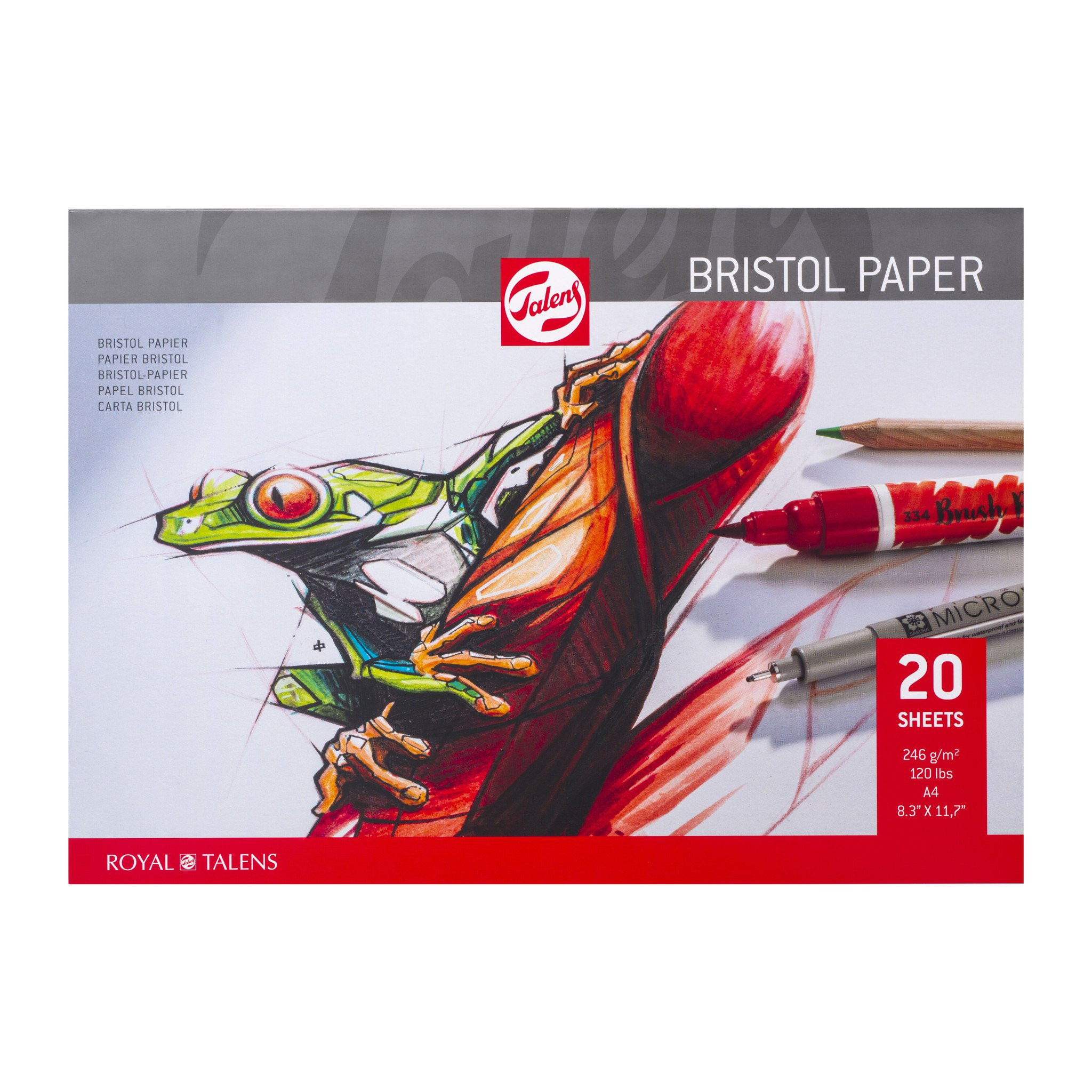 Bristol Papier - A4 - 250 gram - 20 vellen