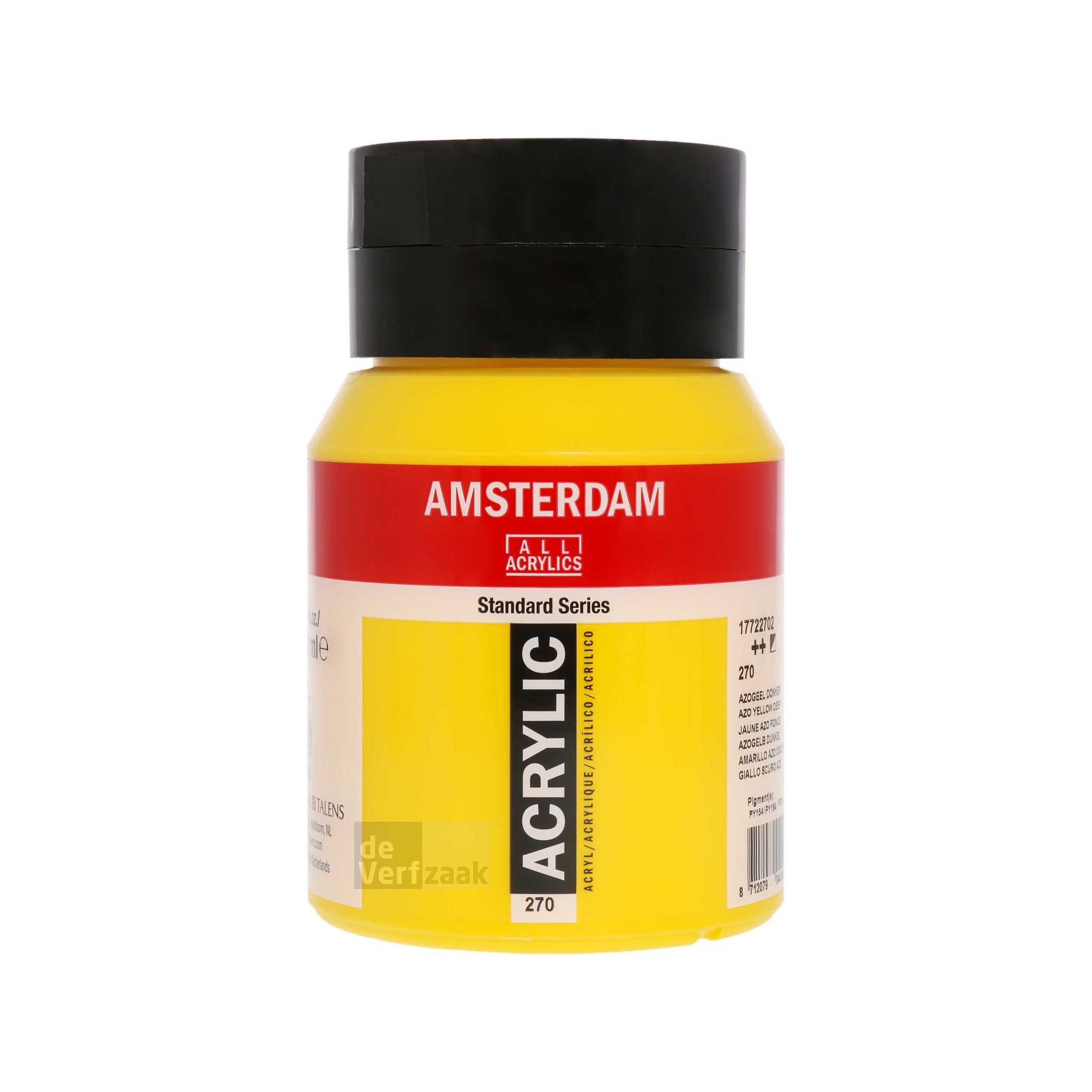Royal Talens Amsterdam Acrylverf 500 ml - Azogeel Donker