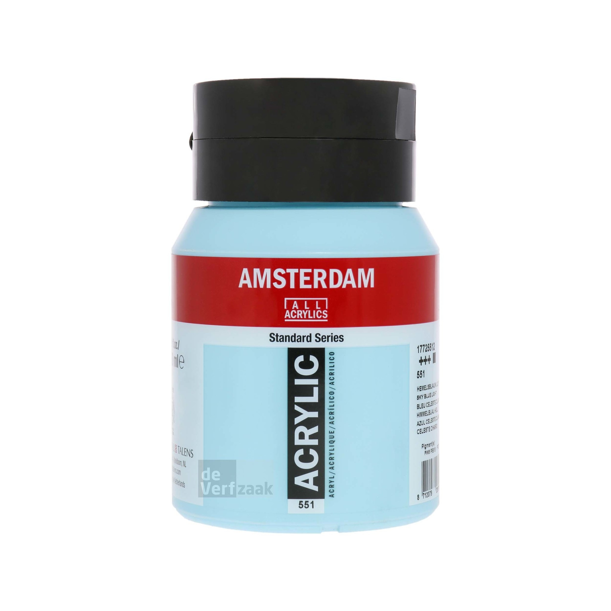 Royal Talens Amsterdam Acrylverf 500 ml - Hemelsblauw Licht