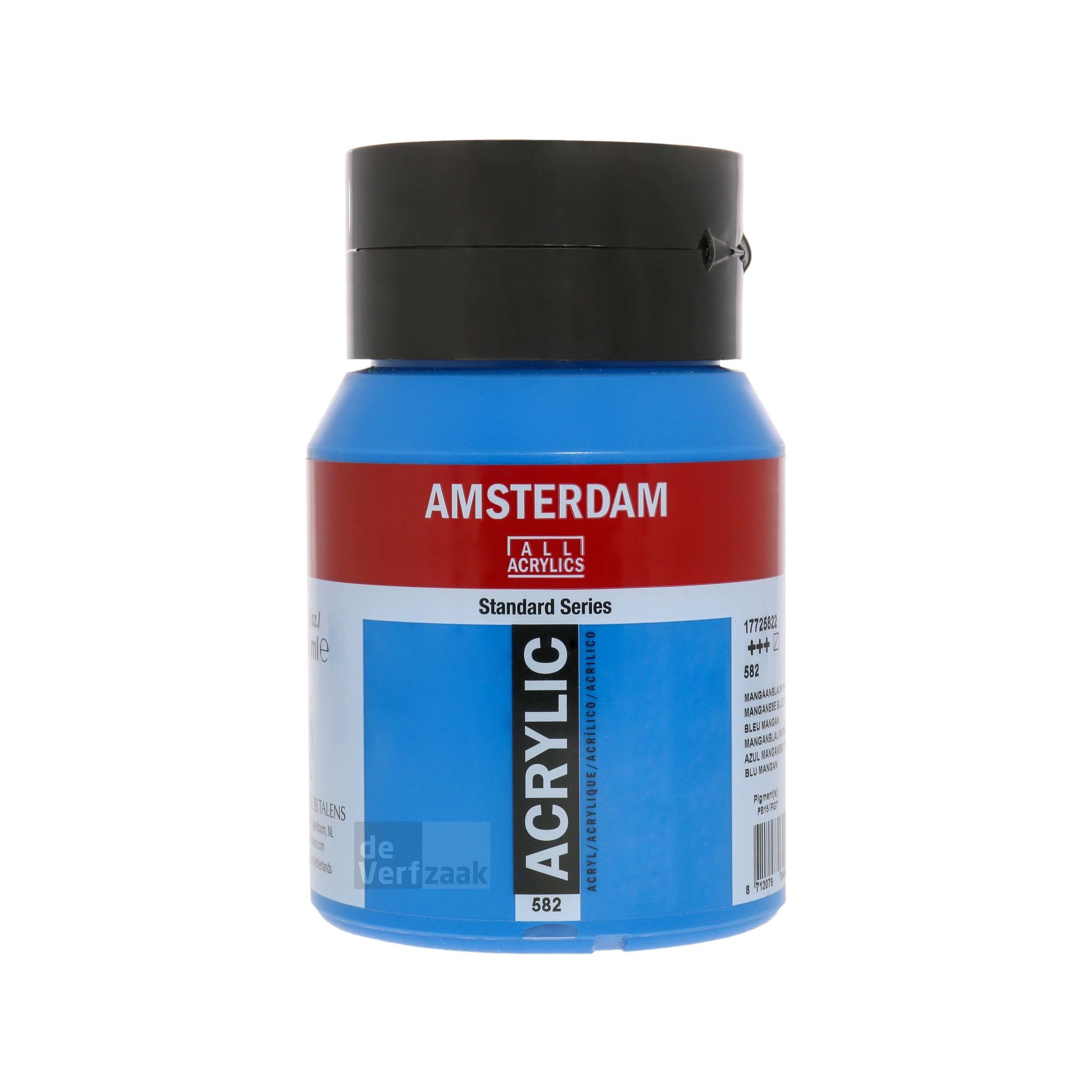 Royal Talens Amsterdam Acrylverf 500 ml - Mangaanblauw Phtalo