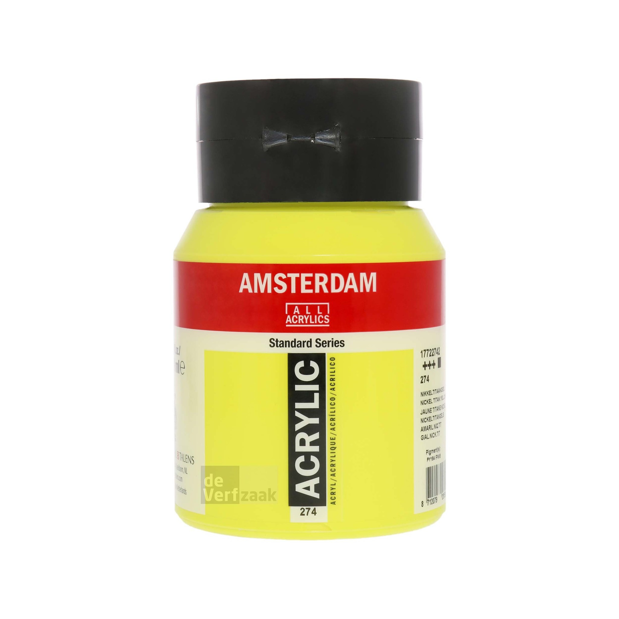 Royal Talens Amsterdam Acrylverf 500 ml - Nikkeltitaangeel