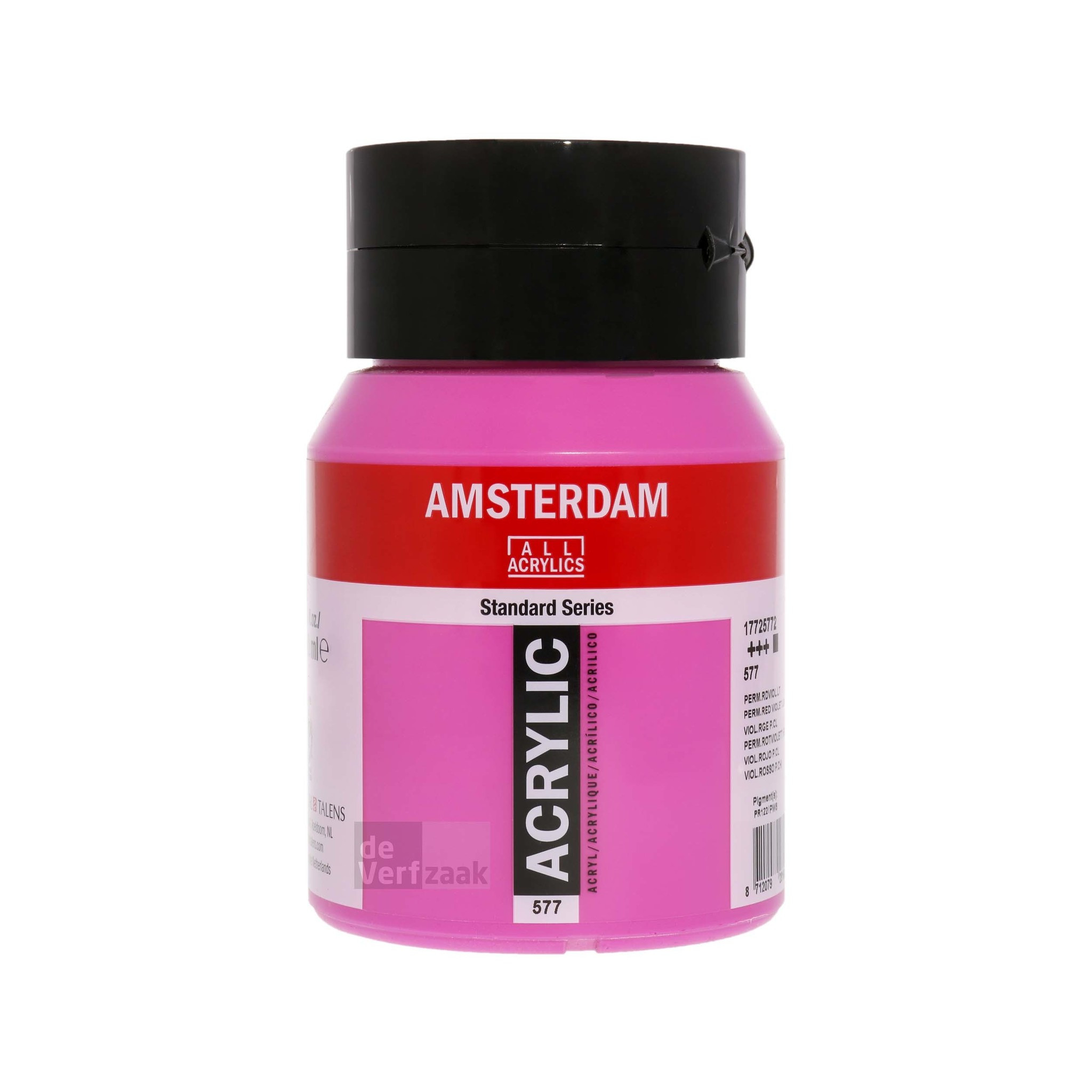 Royal Talens Amsterdam Acrylverf 500 ml - Permanentrood Violet Licht