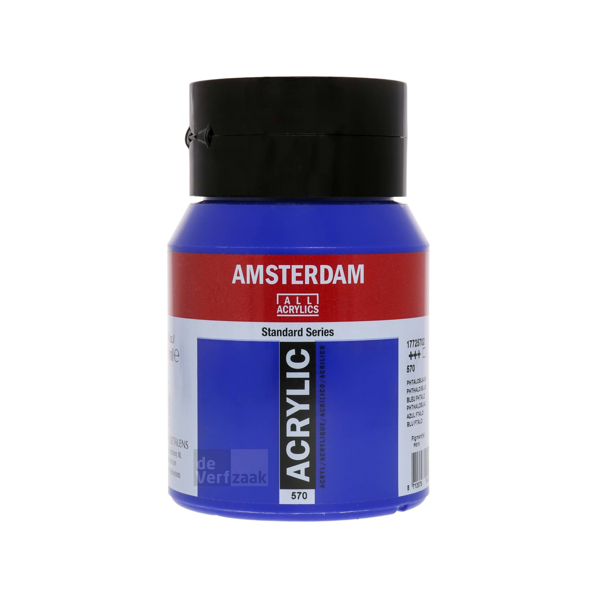 Royal Talens Amsterdam Acrylverf 500 ml - Phtaloblauw
