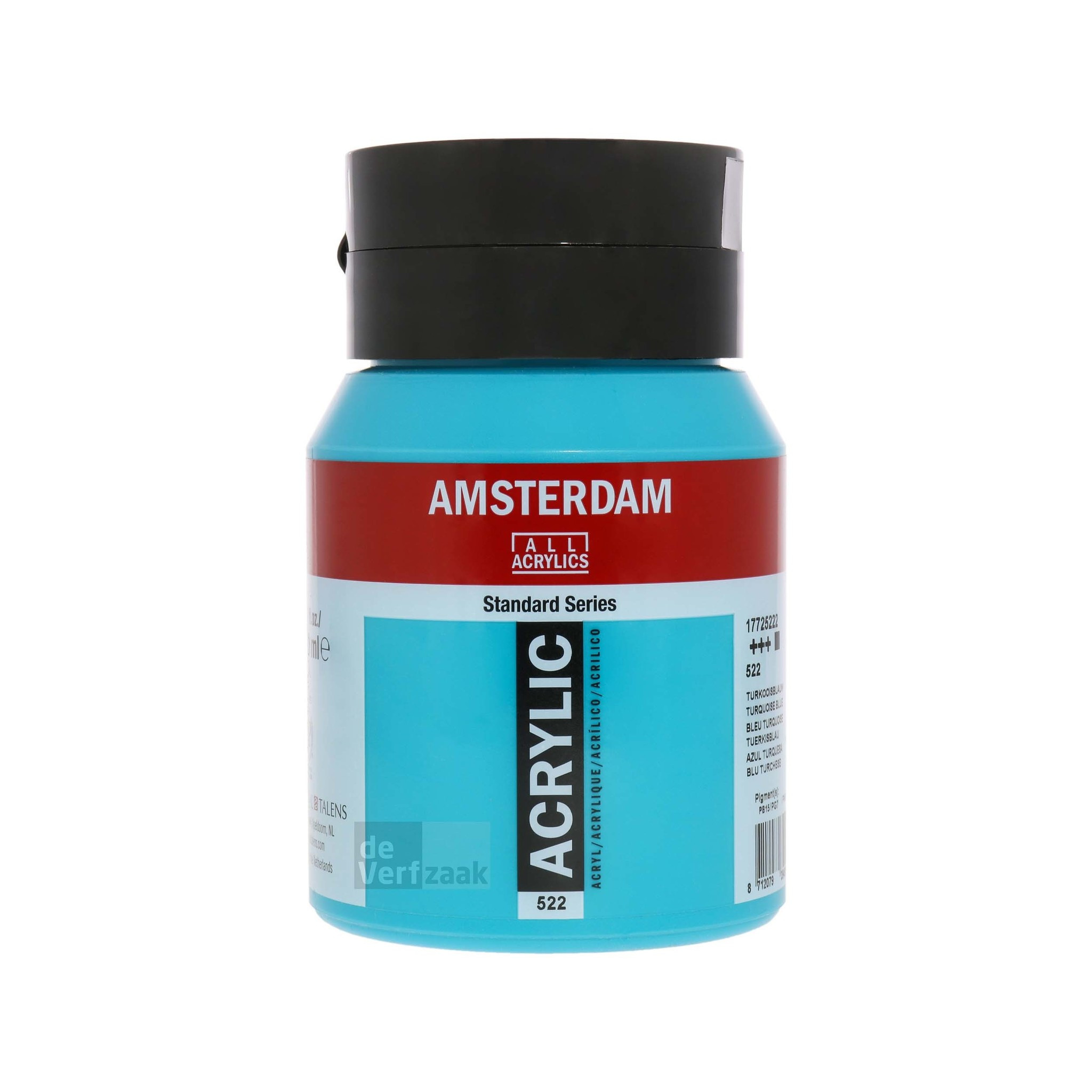 Royal Talens Amsterdam Acrylverf 500 ml - Turkooisblauw