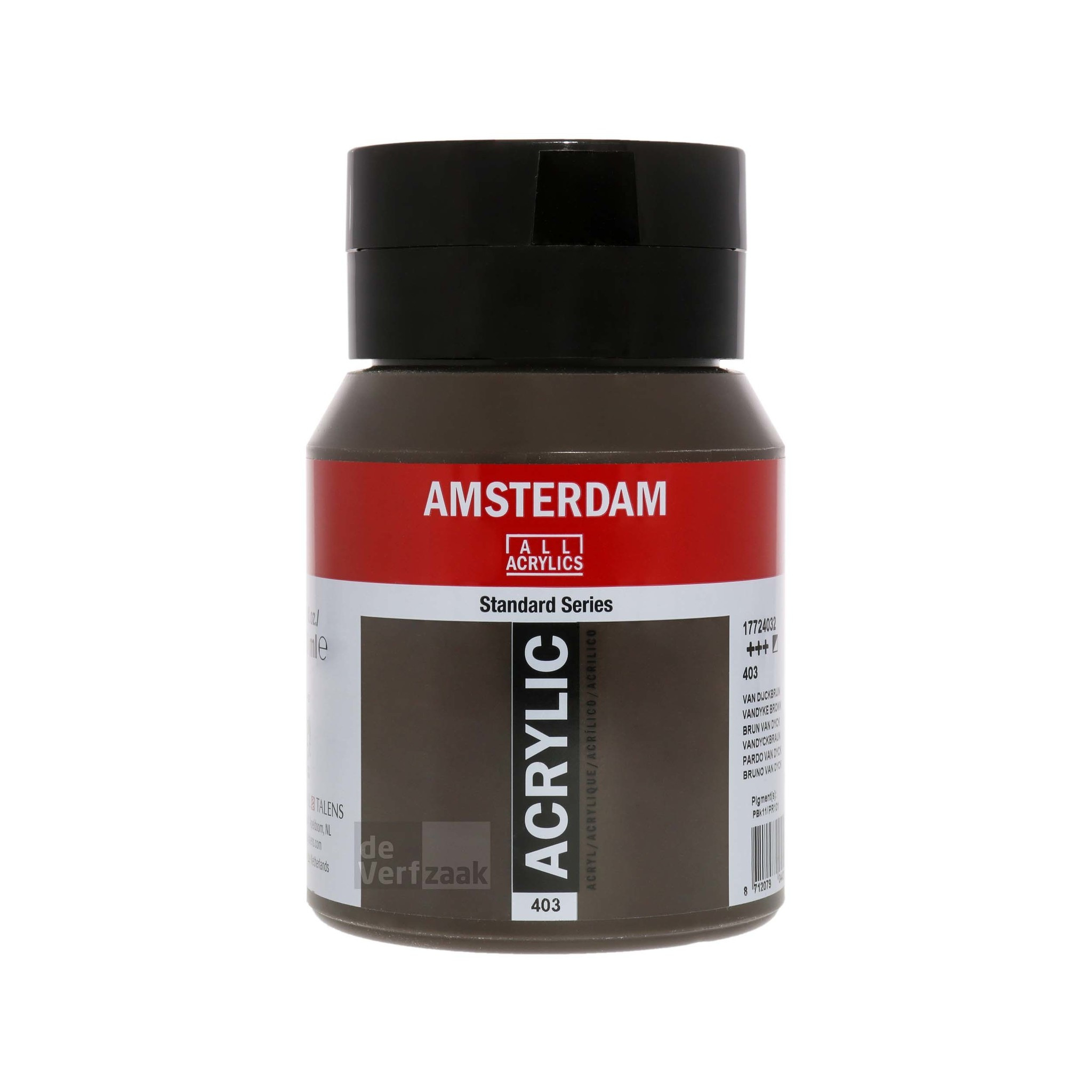 Royal Talens Amsterdam Acrylverf 500 ml - Van Dijckbruin