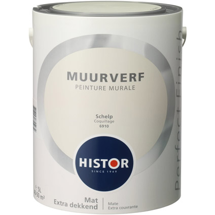 Histor Perfect Finish Muurverf Mat - Schelp - 5 liter