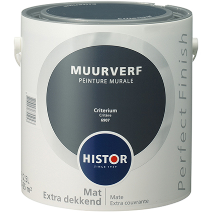 Histor Perfect Finish Muurverf Mat - Criterium - 2,5 liter