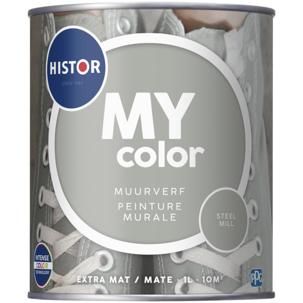 Histor MY color Muurverf Extra Mat - Steel Mill