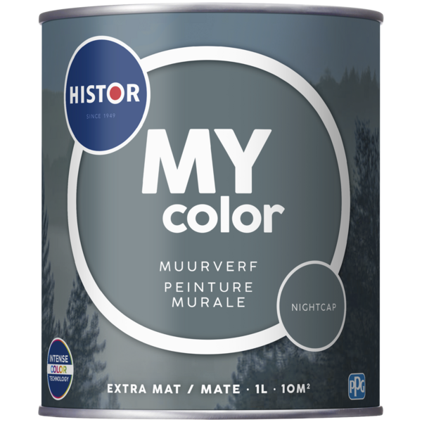 Histor MY color Muurverf Extra Mat - Night Cap