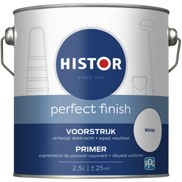 Histor Perfect Finish Voorstrijk - White - 2,5 liter