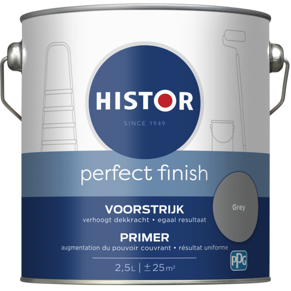 Histor Perfect Finish Voorstrijk - Grey - 2,5 liter