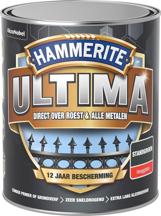 Hammerite Ultima Hoogglans - Standgroen