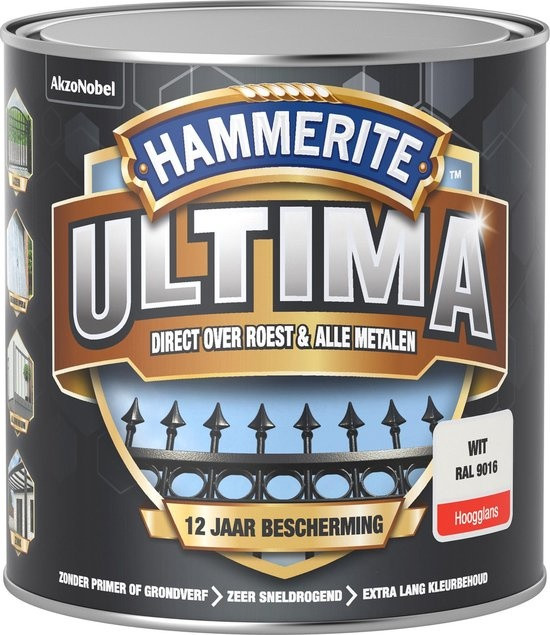 Hammerite Ultima Hoogglans - RAL 9016