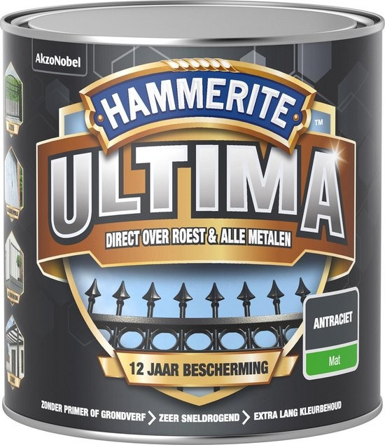 Hammerite Ultima Mat - Antraciet
