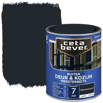 Cetabever Meesterbeits Deur en Kozijn Dekkend Zijdeglans - Bretons Blauw - 0,75 liter