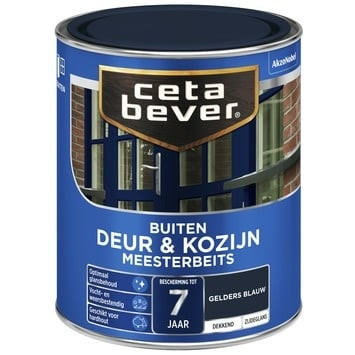 Cetabever Meesterbeits Deur en Kozijn Dekkend Zijdeglans - Gelders Blauw - 0,75 liter