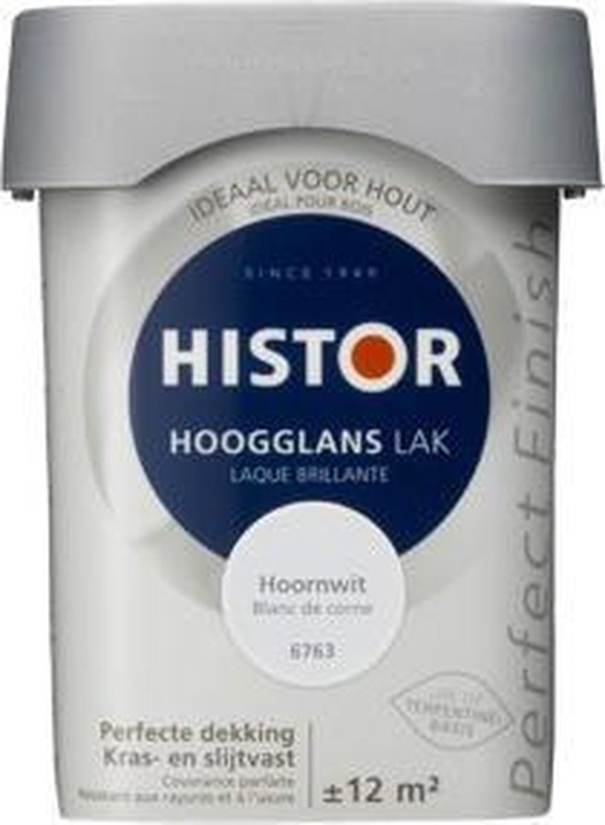 Histor Perfect Finish Hoogglans Lak - Hoornwit