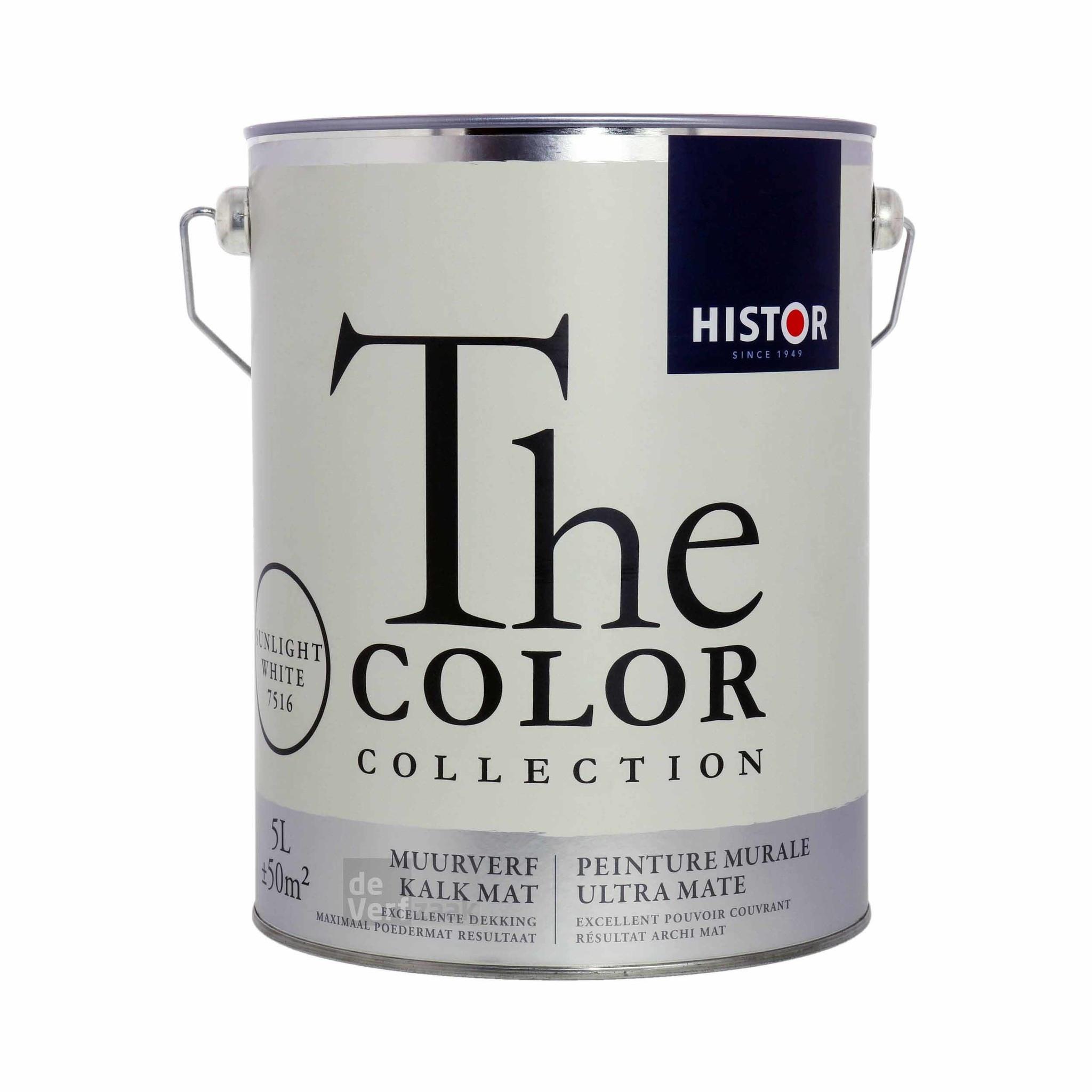 Histor The Color Collection Muurverf Kalkmat - Sunlight White