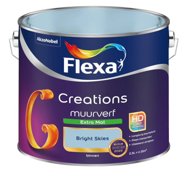 Flexa Creations Muurverf Extra Mat - Bright Skies