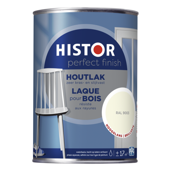 Histor Perfect Finish Houtlak Hoogglans - RAL 9003