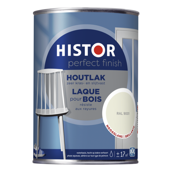 Histor Perfect Finish Houtlak Hoogglans - Ral 9001