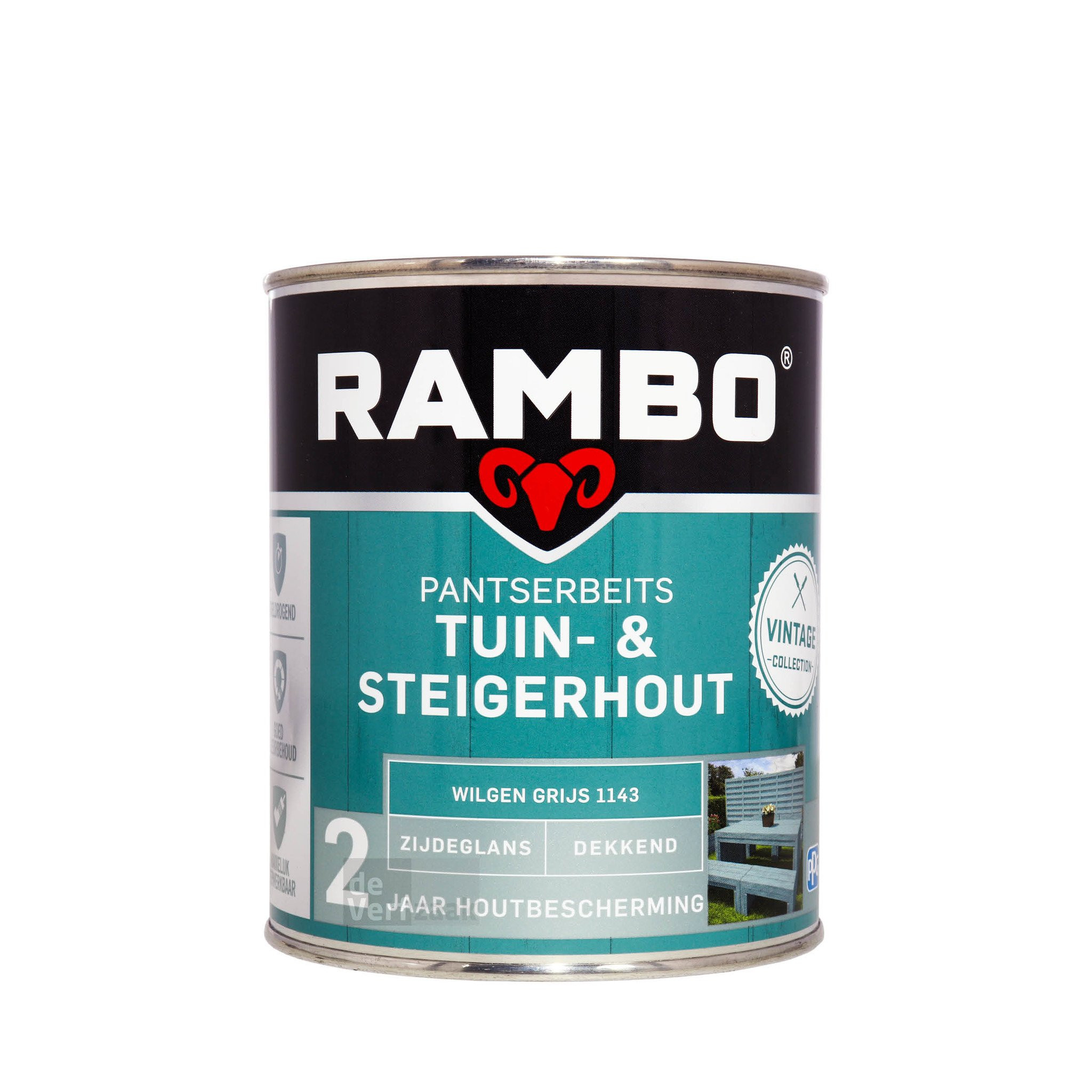 Rambo Tuin - & Steigerhout Wilgen Grijs 1143