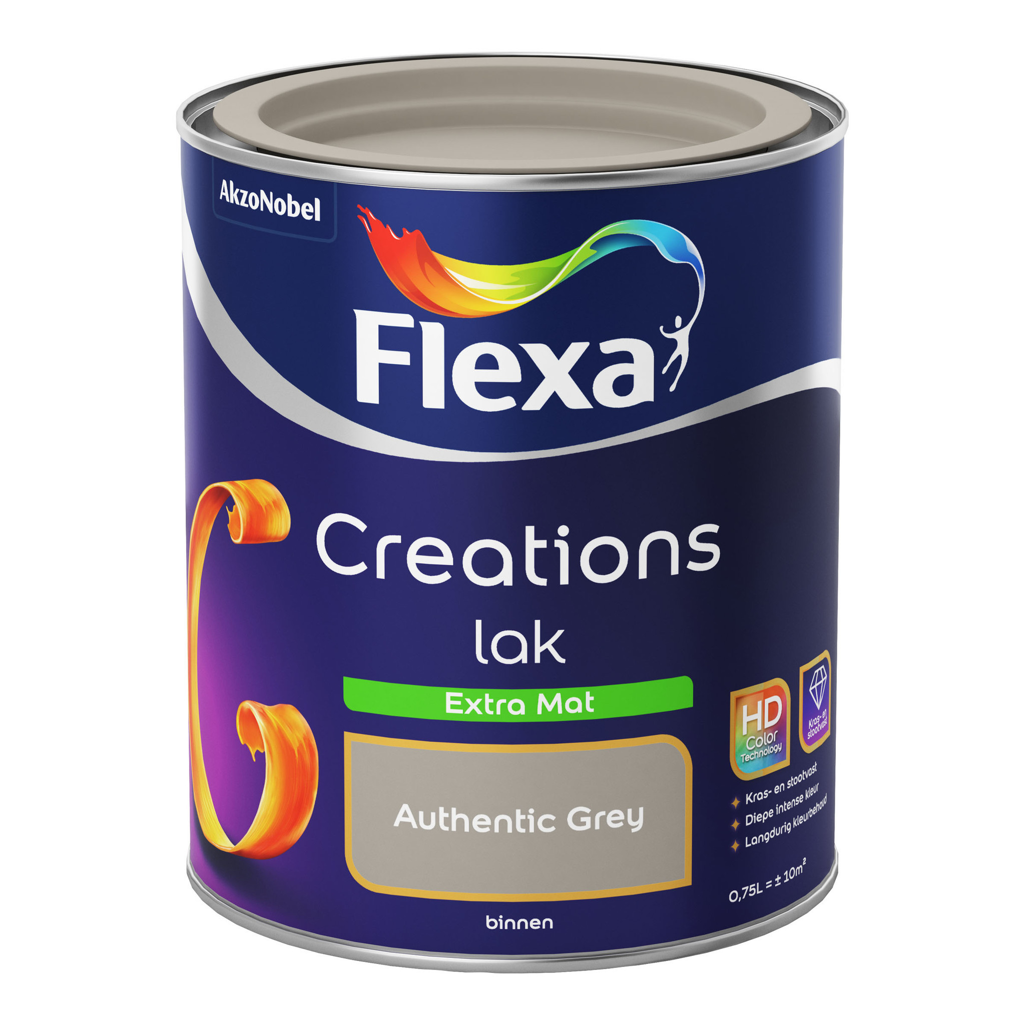 Flexa Creations Lak Extra Mat - Authentic Grey