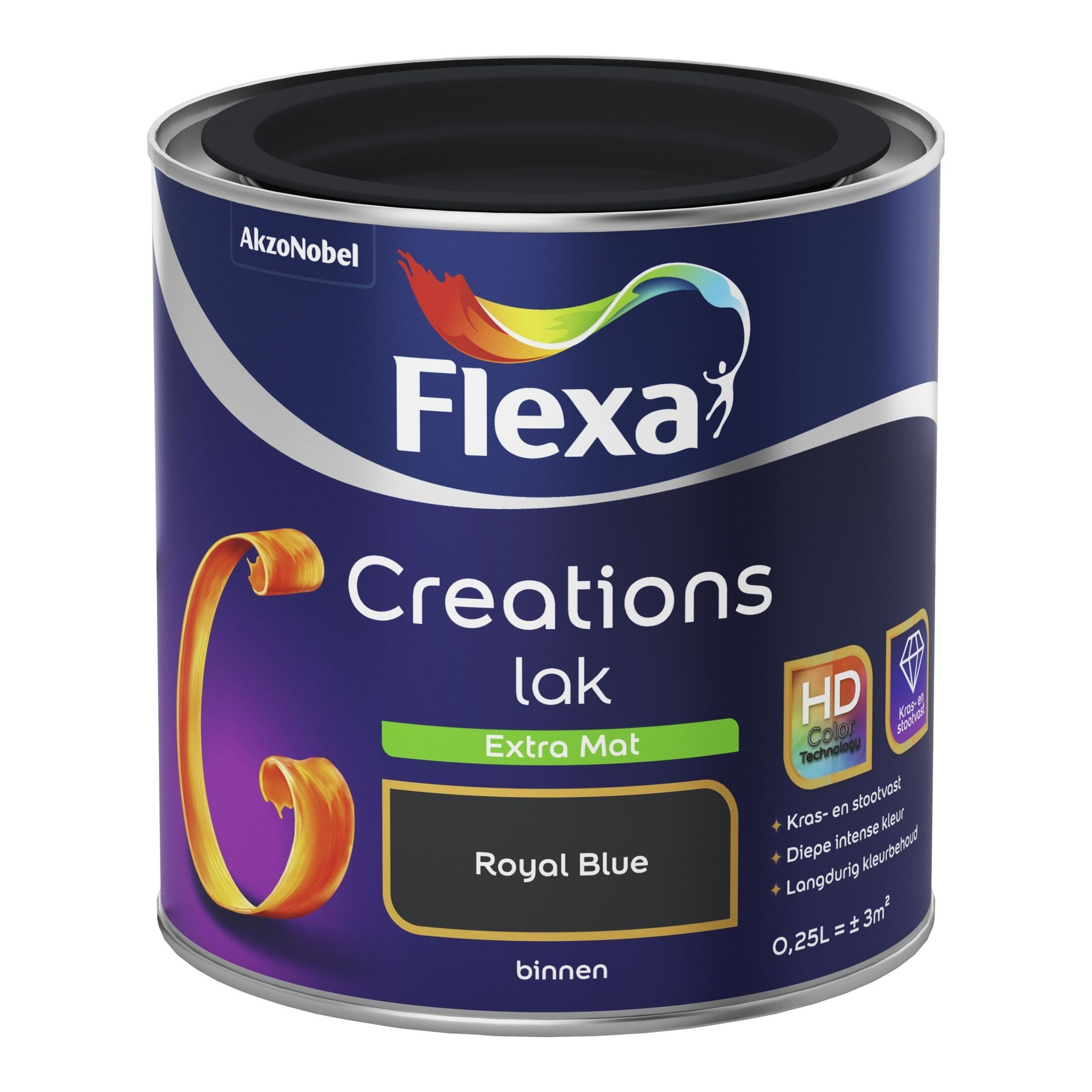 Flexa Creations Lak Extra Mat - Royal Blue