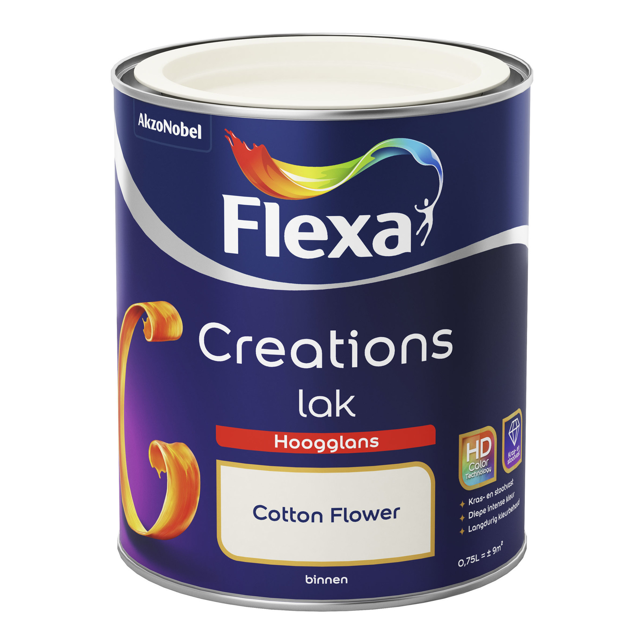 Flexa Creations Lak Hoogglans - Cotton Flower