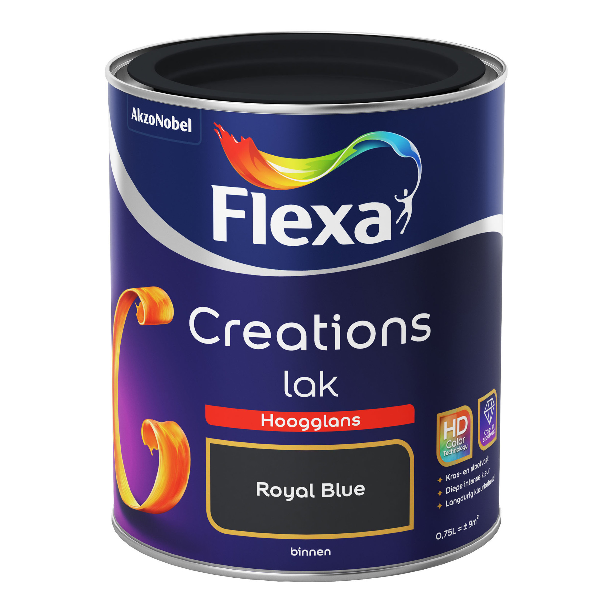Flexa Creations Lak Hoogglans - Royal Blue