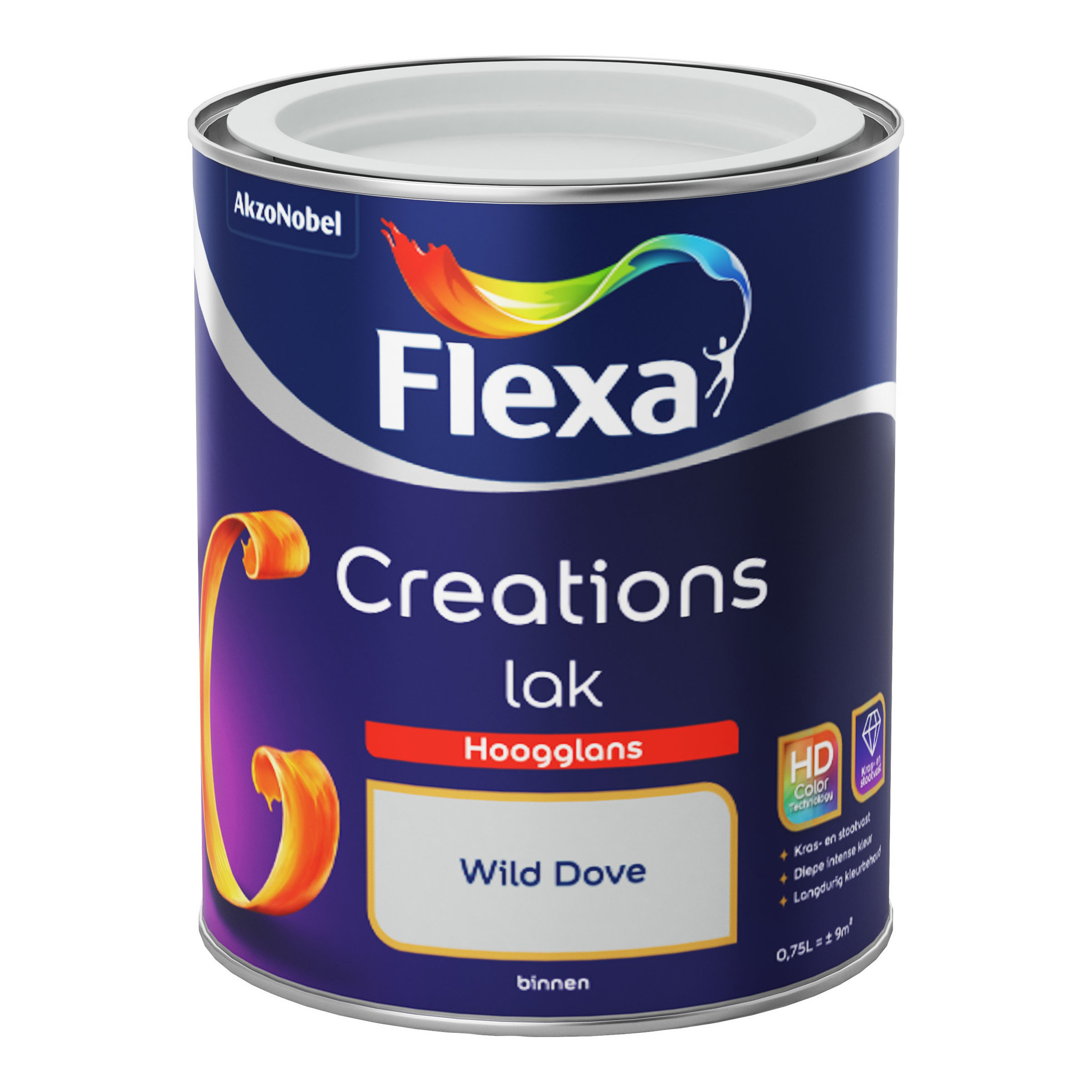 Flexa Creations Lak Hoogglans - Wild Dove