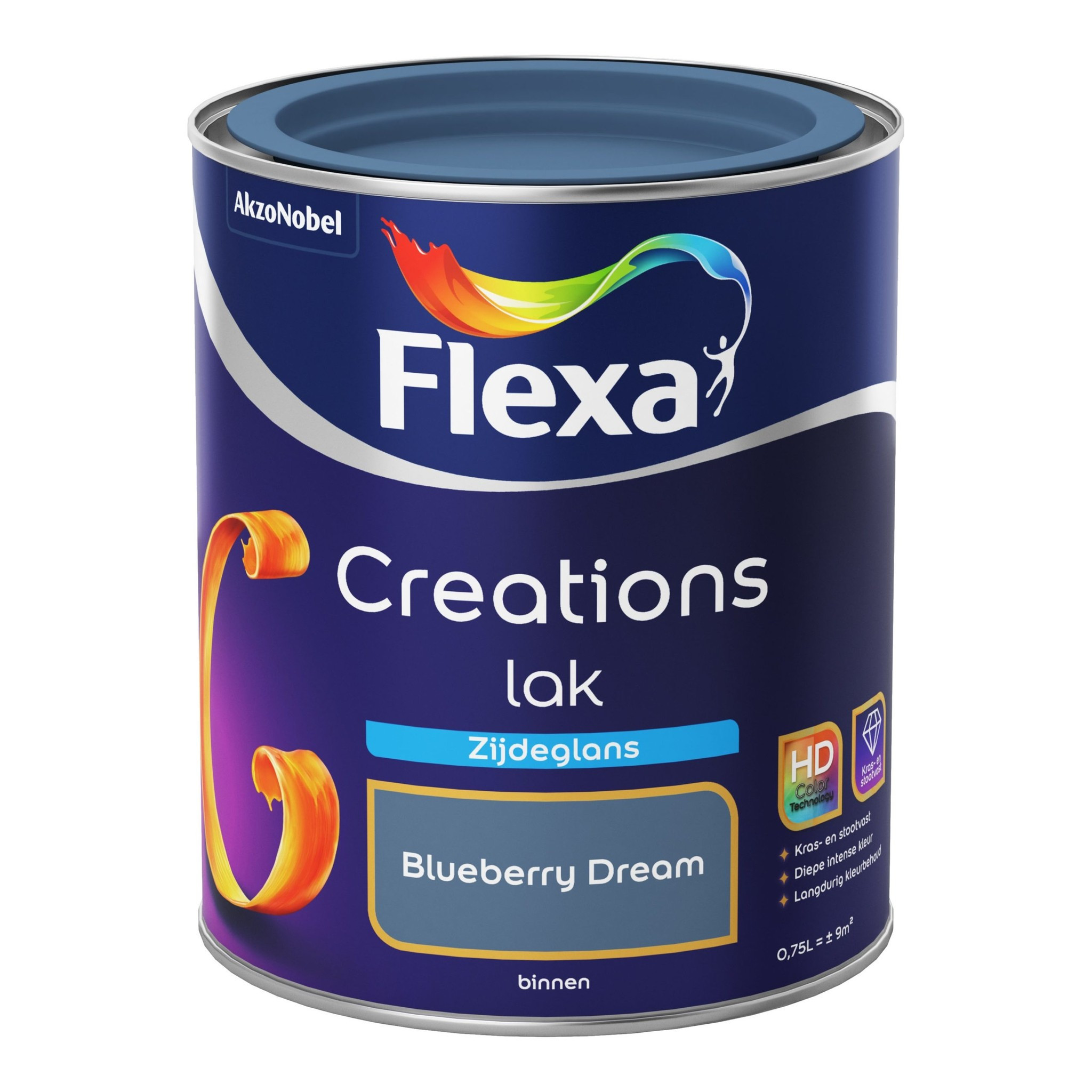 Flexa Creations Lak Zijdeglans - Blueberry Dream
